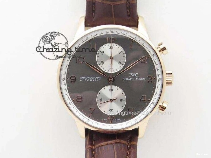 MIROTIME 0422 Thermal Portuguese Real PR Real Annual Calendar IW503501 RG ZF 1:1 Best Edition White Dial on Black Leather Strap A 7150